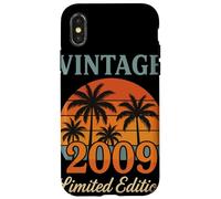 Vintage 2009 Limited Edition Coucher De Soleil Rétro Coque pour iPhone X/XS