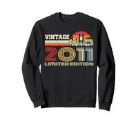 Vintage 2011 Classic Birthday 2011 Cassette Tape Vintage Sweatshirt