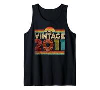 Vintage 2011 Classic Year 2011 Birthday Men Women Vintage Débardeur