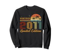 Vintage 2011 Limited Edition Classic 2011 Vintage Birthday Sweatshirt