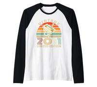Vintage 2011 Limited Edition Retro Birthday Cassette Tape Manche Raglan