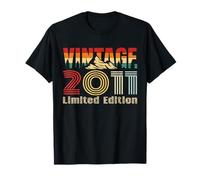 Vintage 2011 Limited Edition Retro Year Vintage Birthday T-Shirt