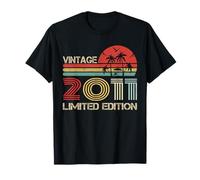 Vintage 2011 Limited Edition Retro Year Vintage Birthday T-Shirt