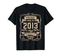 Vintage 2013 12yr 12th Birthday Gifts Boys Girls 12 Year Old T-Shirt