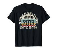 Vintage 2013 Birthday Gift Shirt 12 Years of Awesome T-Shirt