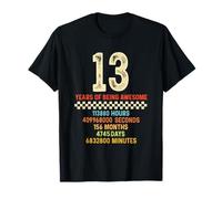 Vintage 2013 Funny 13 Ans garçon 13ème Anniversaire pour garçons 13 Ans T-Shirt
