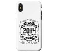 Vintage 2014 12yr 12th Birthday Gifts Boys Girls 12 Year Old Coque pour iPhone X/XS
