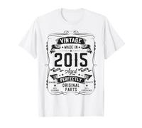 Vintage 2015 11yr 11th Birthday Gifts Boys Girls 11 Year Old T-Shirt