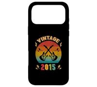 Vintage 2015 Anniversaire Guitare Joueur 11ème Anniversaire Guitariste Coque pour iPhone 17 Pro Max