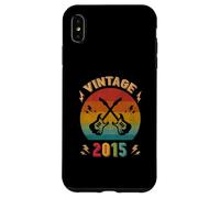 Vintage 2015 Anniversaire Guitare Joueur 11ème Anniversaire Guitariste Coque pour iPhone XS Max