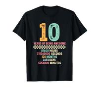 Vintage 2016 Funny 10 Ans garçon 10e Anniversaire pour garçons 10 Ans T-Shirt