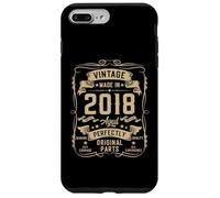 Vintage 2018 8yr 8th Birthday Gifts Boys Girls 8 Year Old Coque pour iPhone 7 Plus/8 Plus