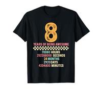 Vintage 2018 Funny 8 Ans garçon 8ème Anniversaire pour garçons 8 Ans T-Shirt