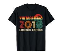 Vintage 2018 Limited Edition Classic Birthday Year Vintage T-Shirt