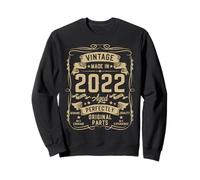 Vintage 2022 3 Year Old Gifts Boys Girls 3yr 3rd Birthday Sweatshirt