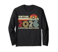 Vintage 2026 Classic Birthday 2026 Cassette Tape Vintage Manche Longue