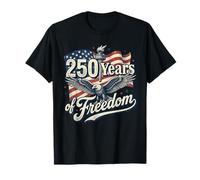 Vintage, 250 Ans de liberté, 250e Anniversaire de l'aigle, États-Unis T-Shirt