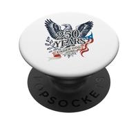 Vintage 250 Ans en Dieu Nous Avons Confiance 1776-2026 - États-Unis PopSockets PopGrip Adhésif
