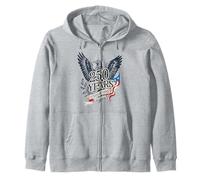 Vintage 250 Ans en Dieu Nous Avons Confiance 1776-2026 - États-Unis Sweat à Capuche