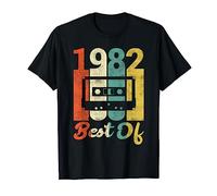 Vintage 40e Anniversaire Cassette 1982 Best Of Années 80 T-Shirt