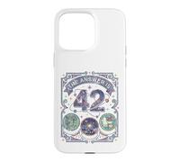 Vintage 42 Answer to Life, The Universe and Everything Coque pour iPhone 15 Pro Max