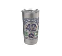 Vintage 42 Answer to Life, The Universe and Everything Gobelet isotherme en acier inoxydable double paroi