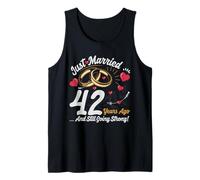Vintage 42 years marriage anniversary Crew legends His/Her Débardeur