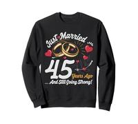 Vintage 45 years marriage anniversary Crew legends His/Her Sweatshirt