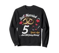 Vintage 5 years marriage anniversary Crew legends His/Her Sweatshirt