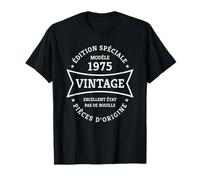 Vintage 50e anniversaire Né en 1975 Vintage 50 ans Cadeau T-Shirt