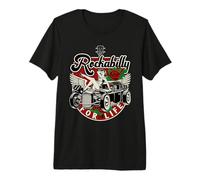 Vintage 50s RNR Design - Rockabilly for Life T-Shirt Haut de Gamme