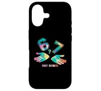 Vintage 6 7 Meme Six Seven Logo Ok Baby Boomer Funny Coque pour iPhone 17