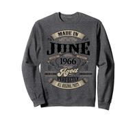 Vintage 60th Birthday Legend June 1966 60 Years Old Gift Sweatshirt