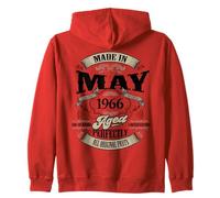 Vintage 60th Birthday Legend May 1966 60 Years Old Gift Sweat à Capuche