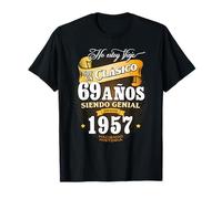 Vintage 69ème Anniversaire Hommes Drôle 1957 69 Anniversaire Espagnol T-Shirt