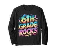 Vintage 6e année Rocks Last Day Tiny Humans Teacher Team Manche Longue