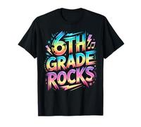 Vintage 6e année Rocks Last Day Tiny Humans Teacher Team T-Shirt