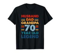 Vintage 70e Anniversaire Dicton pour 70 Ans Papa et Grand-père T-Shirt