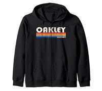 Vintage 70s 80s Style Oakley CA T-Shirt Sweat à Capuche