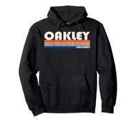 Vintage 70s 80s Style Oakley CA T-Shirt Sweat à Capuche