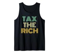 Vintage 70s Font & Colors: Tax The Rich Débardeur
