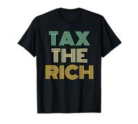 Vintage 70s Font & Colors: Tax The Rich T-Shirt