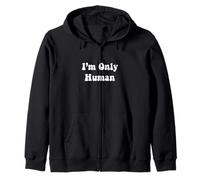 Vintage 70s I'm Only Human Sweat à Capuche