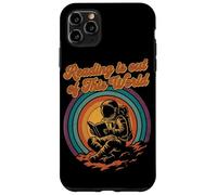 Vintage 70s Reading is Out of This World Astronaute Book Love Coque pour iPhone 11 Pro Max