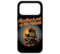 Vintage 70s Reading is Out of This World Astronaute Book Love Coque pour iPhone 17 Pro Max