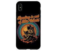 Vintage 70s Reading is Out of This World Astronaute Book Love Coque pour iPhone XS Max