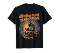 Vintage 70s Reading is Out of This World Astronaute Book Love T-Shirt