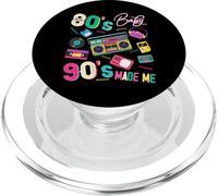 Vintage 80's Baby 90's Made Me Retro années 80 Nostalgie années 1990 PopSockets PopGrip pour MagSafe