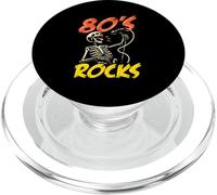 Vintage 80s Rocks Chantant Squelette Rétro Rock Musique PopSockets PopGrip pour MagSafe
