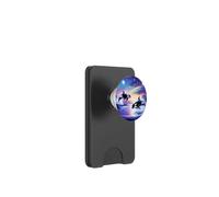 Vintage 90s Inspired Airbrush Orca Sunset Rainbow Frutiger PopSockets PopWallet pour MagSafe